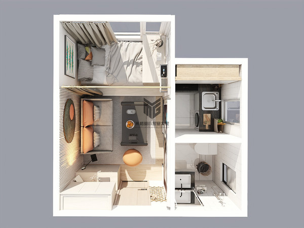 青富苑/裕雅苑/錦駿苑公屋1-2人單位家俬套餐