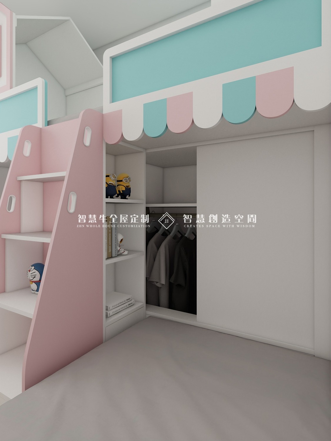 兒童雙人房傢俬訂造