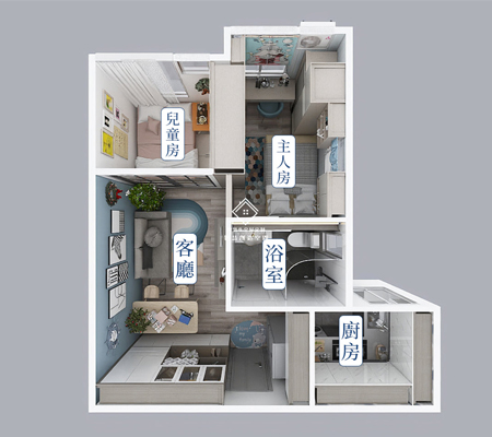 公屋3-4人單位