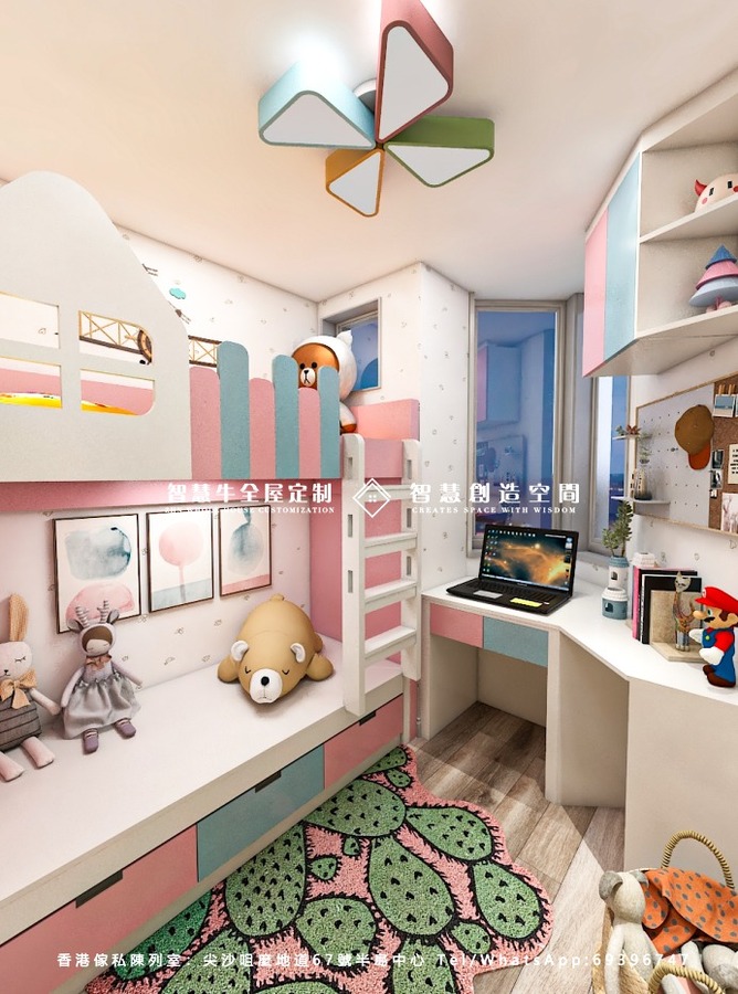 雙人兒童房傢俬訂造